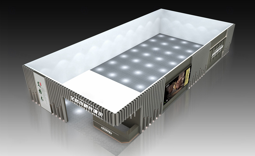 蘭州市蘭州市博覽會展臺搭建，高端進博會設計圖